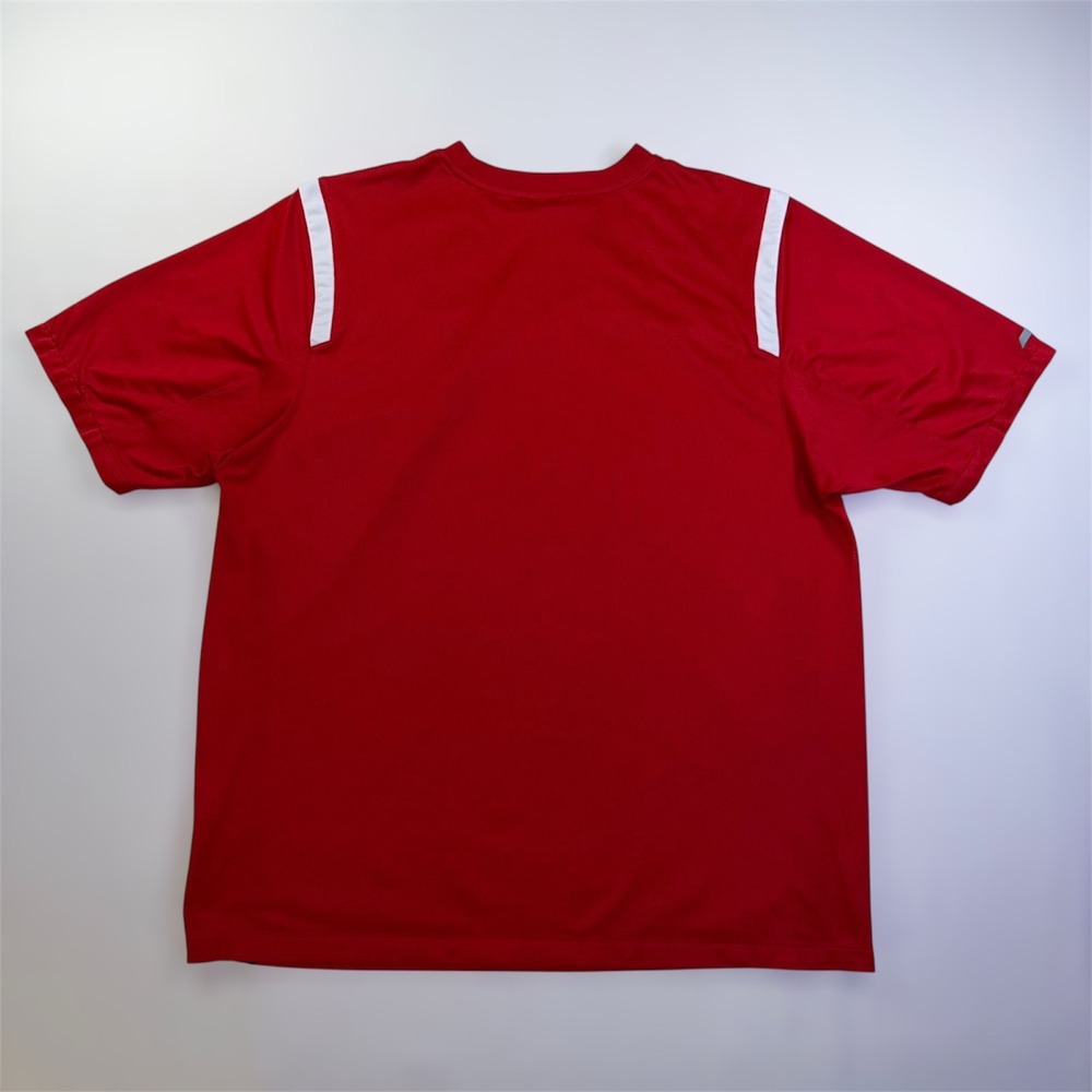 Nike FIT CTR360 Mens Soccer Training Jersey XL Red White Black 378447-611 - Picture 8 of 15
